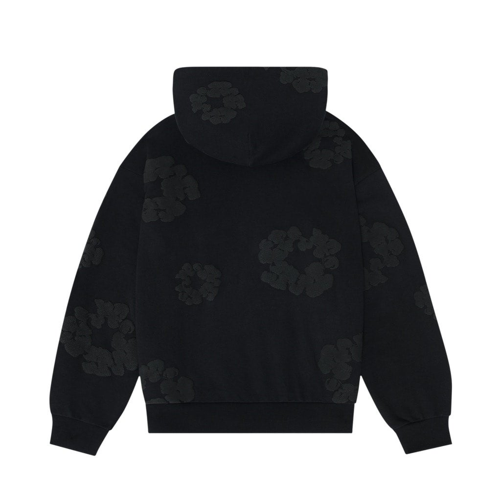Denim Tears Mono Cotton Wreath Sweatshirt Black | 717bros